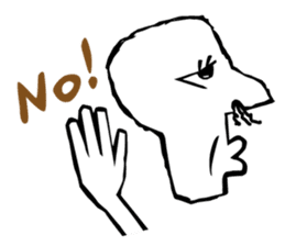 Mr. nose hair (English edition) sticker #630867