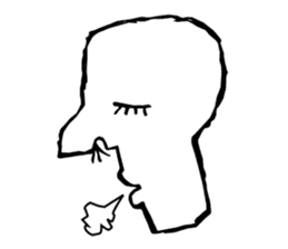 Mr. nose hair (English edition) sticker #630868
