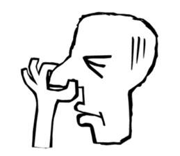 Mr. nose hair (English edition) sticker #630869