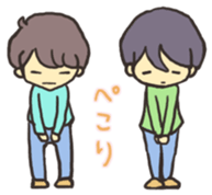 fukkun & icchi sticker #631014