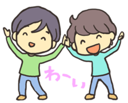 fukkun & icchi sticker #631020