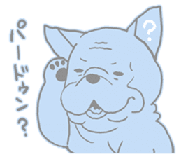 Kotarou is a french bulldog. sticker #631122