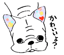 Kotarou is a french bulldog. sticker #631125