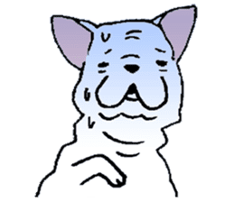 Kotarou is a french bulldog. sticker #631132