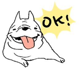 Kotarou is a french bulldog. sticker #631134