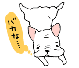 Kotarou is a french bulldog. sticker #631150