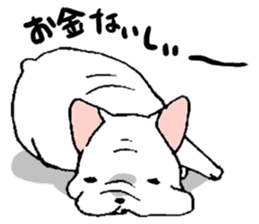 Kotarou is a french bulldog. sticker #631154