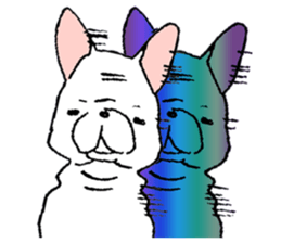 Kotarou is a french bulldog. sticker #631159
