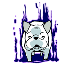 Kotarou is a french bulldog. sticker #631161