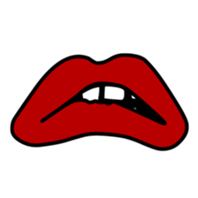 eye & mouth sticker #631247