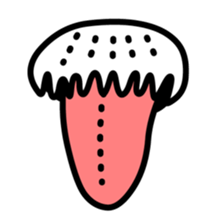 eye & mouth sticker #631265