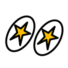 eye & mouth sticker #631269