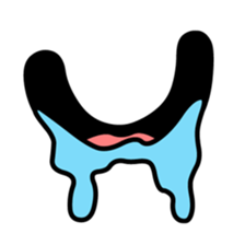 eye & mouth sticker #631271