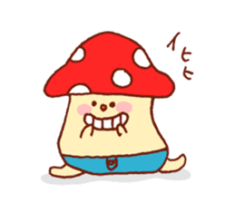 Mushroom family sticker #631482