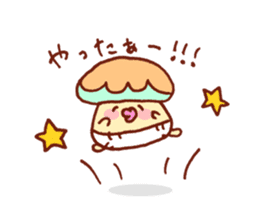 Mushroom family sticker #631484