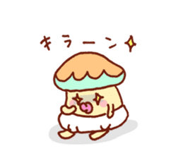 Mushroom family sticker #631489