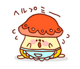 Mushroom family sticker #631499