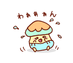Mushroom family sticker #631500