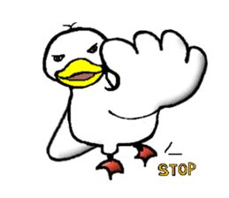 Whip of the duck sticker #631693