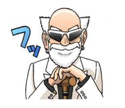 A bit bad old man Jason Smith sticker #631722