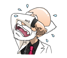 A bit bad old man Jason Smith sticker #631723