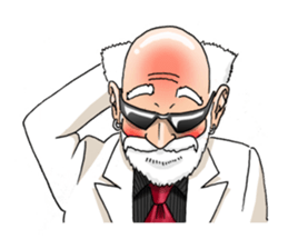 A bit bad old man Jason Smith sticker #631724