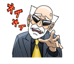 A bit bad old man Jason Smith sticker #631728