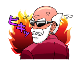 A bit bad old man Jason Smith sticker #631729