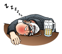 A bit bad old man Jason Smith sticker #631732