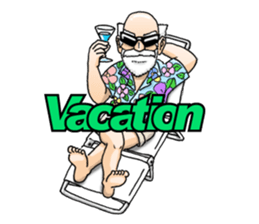 A bit bad old man Jason Smith sticker #631735