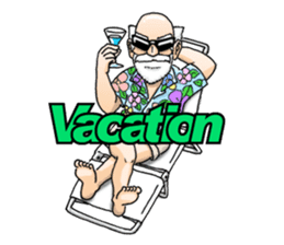 A bit bad old man Jason Smith sticker #631735