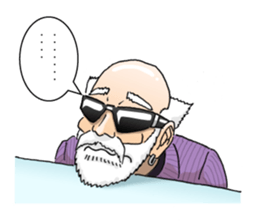 A bit bad old man Jason Smith sticker #631736