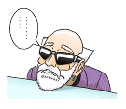 A bit bad old man Jason Smith sticker #631736