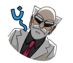 A bit bad old man Jason Smith sticker #631737