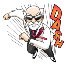 A bit bad old man Jason Smith sticker #631742