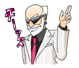 A bit bad old man Jason Smith sticker #631745