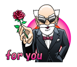 A bit bad old man Jason Smith sticker #631746