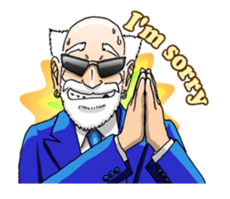 A bit bad old man Jason Smith sticker #631747