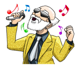 A bit bad old man Jason Smith sticker #631757