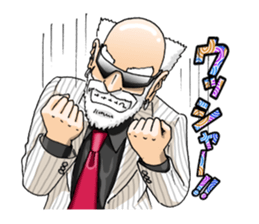 A bit bad old man Jason Smith sticker #631758