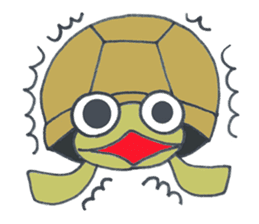 Mr.land tortoise sticker #631850
