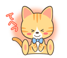 Brown tabby sticker #632171