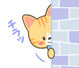 Brown tabby sticker #632172