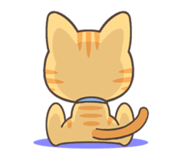 Brown tabby sticker #632173