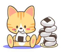 Brown tabby sticker #632174