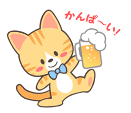 Brown tabby sticker #632175