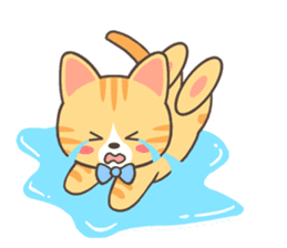 Brown tabby sticker #632179