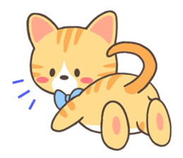 Brown tabby sticker #632181