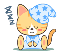 Brown tabby sticker #632182