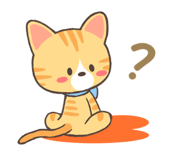 Brown tabby sticker #632183